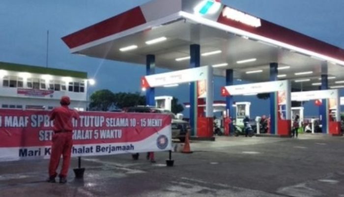 SPBU Ciateul Garut Tutup 15 Menit Saat Waktu Shalat