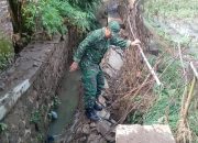 Akibat Banjir, Tanggul Saluran Air di Sudika Indah Jebol