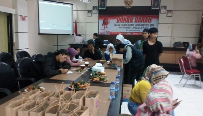 HJG ke-206, Kecamatan Tarogongkidul Gelar Donor Darah
