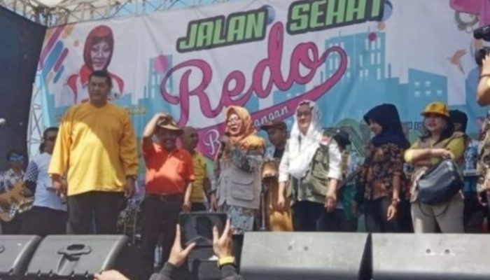 Tutut Soeharto Minta Dukungan Emak-emak Garut yang Hadiri Jalan Sehat