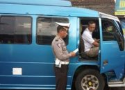 Polres Garut Merazia Kendaraan yang Tidak Layak Operasi