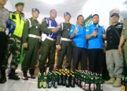 Aparat Gabungan Garut Gelar Razia Pekat, Ribuan Botol Miras Disita