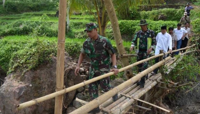 Wabup Garut dan Dandim 0611 Sepakat Jembatan Cimangke Harus Segera Dibangun