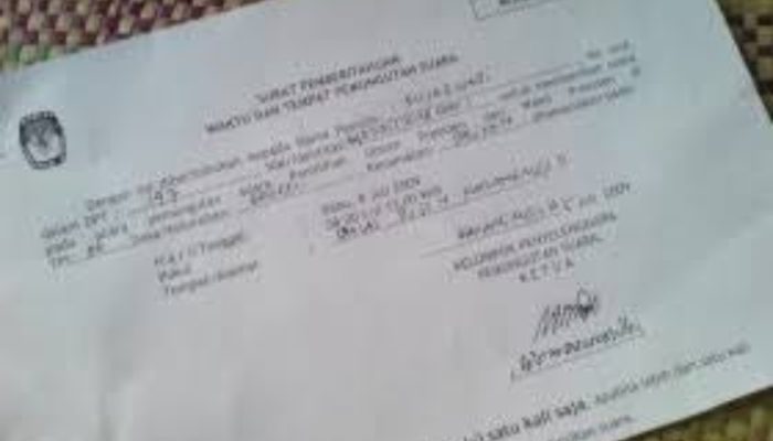 Tiga Hari Jelang Pencoblosan Warga Belum Dapat Surat Undangan ke TPS