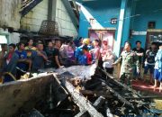 Diduga Gas Bocor, Rumah Semi Permanen di Karangpawitan Terbakar