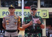 Kepolisian dan TNI Garut Gelar Apel Kesiapan Pengamanan Sidang MK