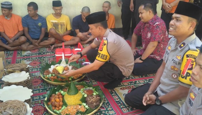 Hal Beda Dilakukan Kapolres Garut: Makan Bersama Tahanan