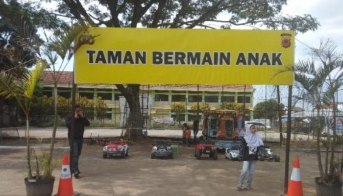 Pos Pelayanan Limbangan Sediakan Taman Bermain Anak untuk Pemudik