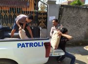 Di Hari Bayangkara ke 73, Polsek Tarogongkidul Beri Bantuan Semen