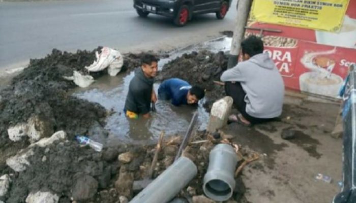 Pipa PDAM Garut Keropos, Pendistribusian Air Terhambat
