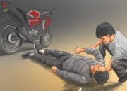 Pengendara Vega Tewas Terlindas Truk Tangki Pertamina di Cileunyi