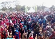 Ribuan Warga Garut Selatan Tumplek di Kiarakohok, Sambut Lahirnya Kabupaten Baru