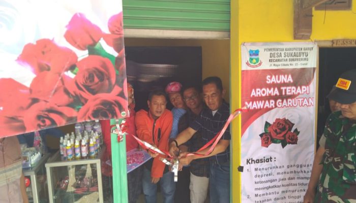 Desa Sukaluyu Luncurkan Produk Sauna Aromaterapi Bunga Mawar