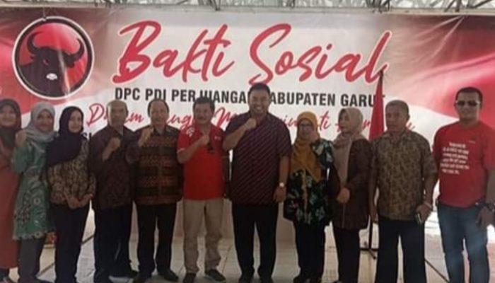 Angka Stunting Tinggi di Ciwalen, DPC PDIP Garut Gelar Bakti Sosial
