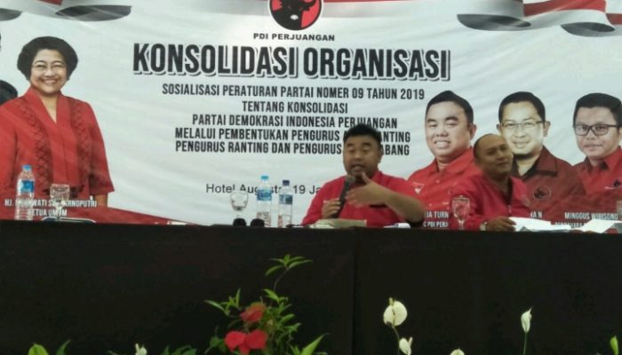 DPC PDI Perjuangan Garut Sosialisasikan PP No. 9 Tahun 2019