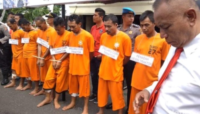 Sindikat Pencurian Spesialis Traktor di Banjar Ada yang Berasal dari Garut