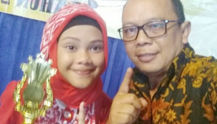 Berliana, Putri Dosen Uniga Wakili Garut di FLS2N SD Jawa Barat