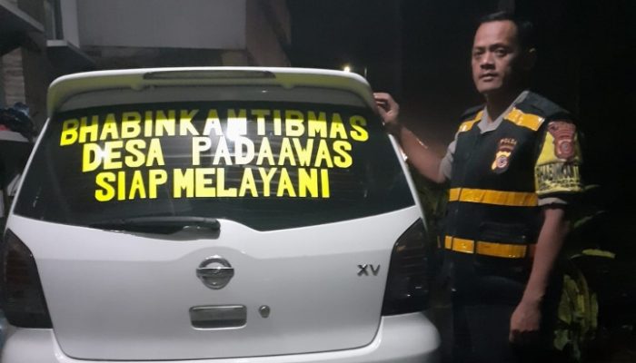 Anggota Polsek Pasirwangi Relakan Mobil Pribadinya untuk Kepentingan Umum