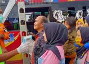 Antisipasi Covid-19, Penumpang Kendaraan dari Luar Garut Dicek Suhu Tubuh
