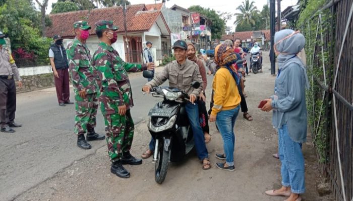 Ada Warganya Positif Covid-19, Desa Mekarsari Cibatu Disterilisasi