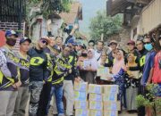 Komunitas Sepeda DNT Bagikan Takzil dan Sembako untuk Warga Terdampak Covid-19