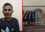 Pemilik dan Puluhan Botol Miras dari Kawasan Kerkof Garut Diamankan Polisi