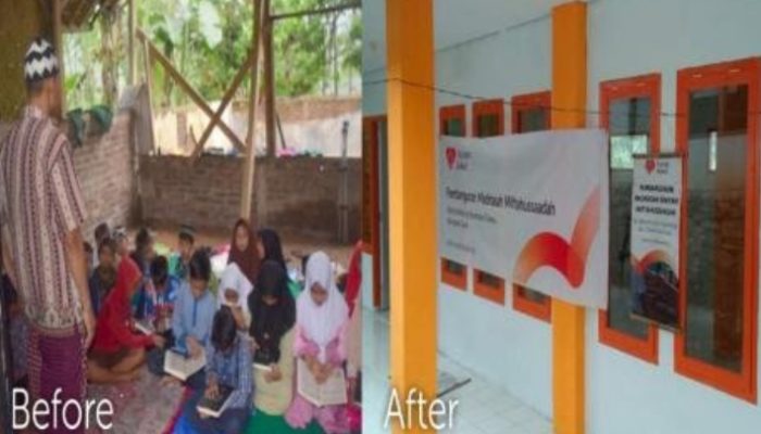 Rumah Zakat Bangun Madrasah di Cisewu yang Rusak Diguncang Gempa
