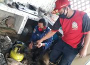 Akibat Selang Elpiji Bocor, Dapur Rumah Milik Warga Karangpawitan Hancur