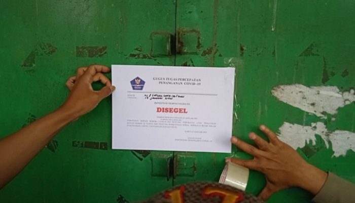 Langgar Ketentuan PSBB, Sebuah GOR di Garut Disegel Satgas Covid-19