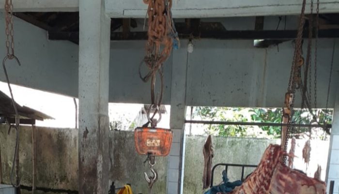 Rumah Pemotongan Hewan di Wanaraja Garut Terancam Ambruk