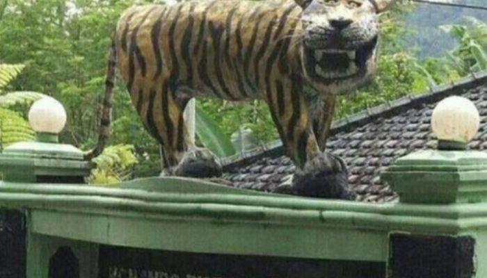 Patung Macan Cisewu Pernah Jadi Perhatian Sejumlah Media Internasional