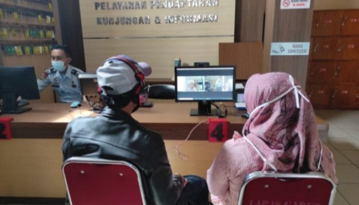 Silaturahmi Warga Binaan dengan Keluarga, Lapas Garut Buka Layanan Daring