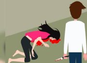 Terlibat Cekcok, Seorang Suami Tega Menusuk Istrinya di Sebuah Gang Ramai