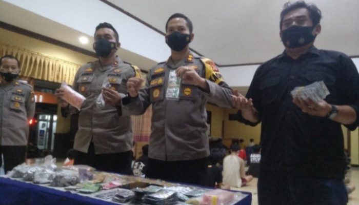 Saat Operasi Preman, Polres Garut Amankan 81 Penyalahguna Obat Terlarang