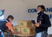 ACT Beri Bantuan Air Minum Wakaf kepada Petugas di Gedung Command Center Garut