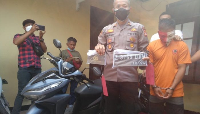 Polisi Tangkap Buruh Tani di Garut yang Mencuri Motor untuk Modal Bertani