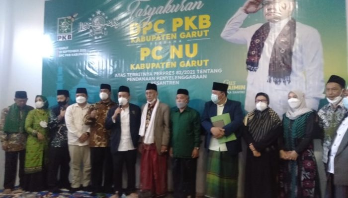 Perpres No 82/2021 Diterbitkan, PKB dan PCNU Garut Gelar Tasyakuran