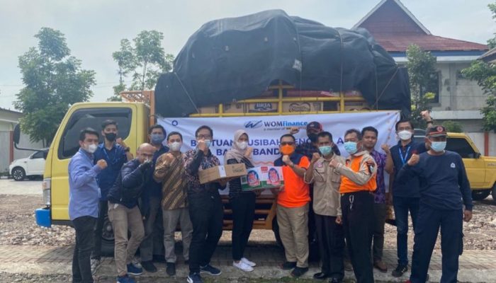 Bencana Alam Terjadi di Garut, WOM Finance Salurkan Bantuan Ringankan Derita Korban