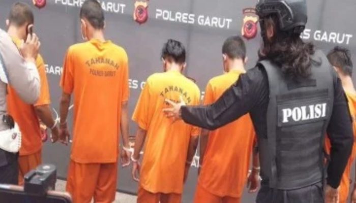 Tujuh Tersangka Curanmor Diamankan Polres Garut, Otak Komplotan Berstatus Pelajar SMA