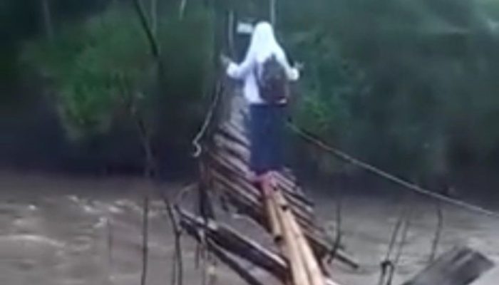 Sempat Viral Video Siswi SMP Bertaruh Nyawa Demi Sekolah dari Cianjur ke Garut