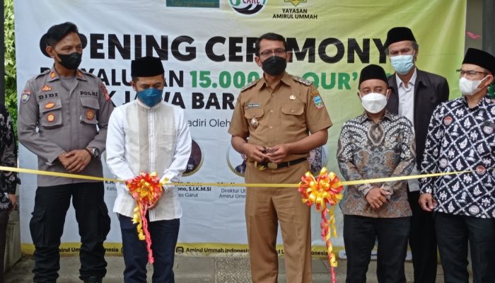 Di Rumah Wabup Garut, YAUI dan Iman Care Adakan Opening Ceremony Penyaluran Alqur’an