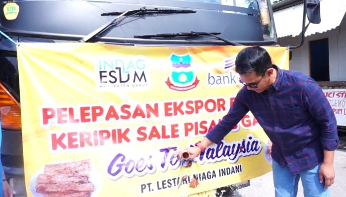 Disperindag ESDM Garut Lepas Ekspor Perdana Sale Pisang  ke Malaysia