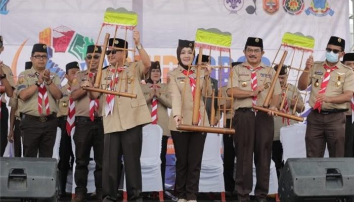 Kak Atalia Praratya Ridwan Kamil Buka Perkemahan Wirakarya Daerah di Garut