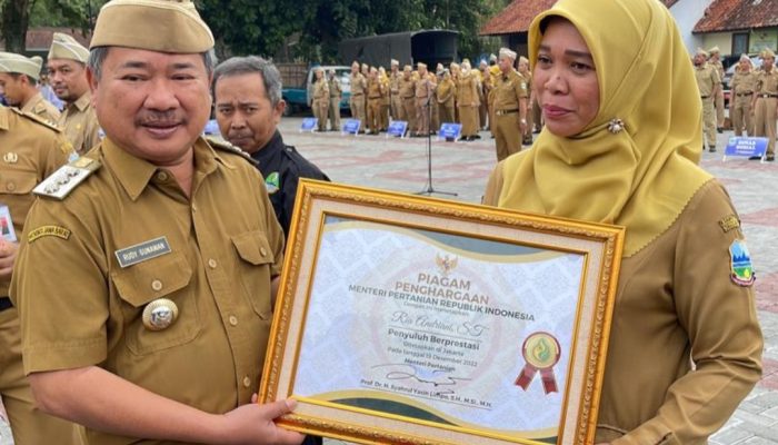 Ria Andriani, PPL di Cilawu Peraih Prestasi Tingkat Nasional Dapat Apresiasi Bupati Garut