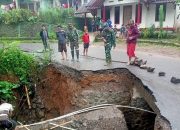 Jalan Jembatan di Singajaya Dilaporkan Amblas, Camat: Terjadi Setelah Turun Hujan