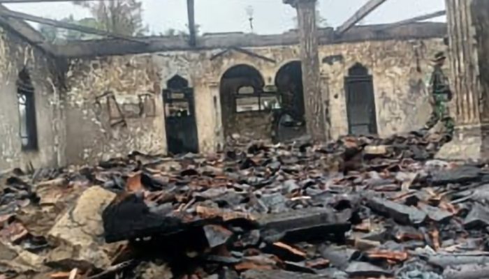 Masjid di Leles Garut Hangus Dibakar, Pelaku Dipastikan Seorang ODGJ