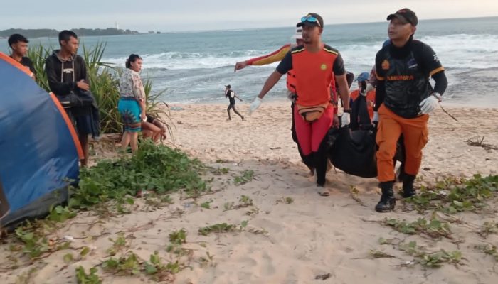 Tiga Hari Dicari, Dua Wisatawan yang Tenggelam di Pantai Bobos Cikelet Ditemukan Meninggal