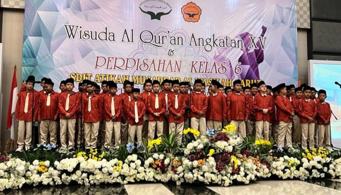 SDIT Atikah Musaddad Al-Wasilah Gelar Wisuda Alqur’an, 126 Siswa Terlibat