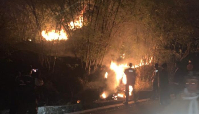 Puntung Rokok Kembali Bikin Kebakaran di Garut, Kini Lahan Pemakaman yang Ludes Dilalap Api