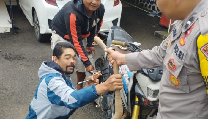 Berikan Rasa Aman dan Nyaman, Polres Garut Gelar Razia Kendaraan Berknalpot Bising Sampai ke Pelosok